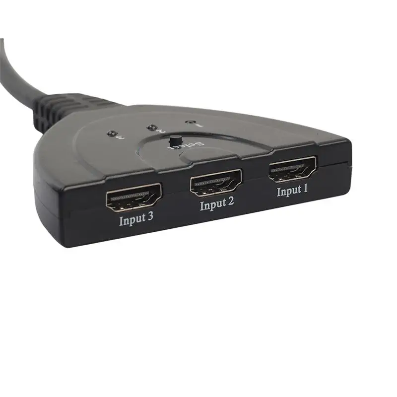 4K * 2K 3D Mini 3 порта HDMI коммутатор 1.4b сплиттер 1080P в 1 выход порт концентратор для DVD HDTV