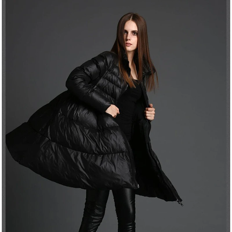 2020 Женская куртка модное женское зимнее пальто стоячий воротник Свободный Плюс