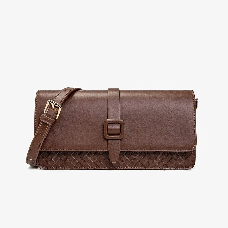 

Brand Elegant Office Ladies Single Shoulder Handbag Fashion All-Match Design Sling Crossbody Bags Pu Leather Women Messenger Bag