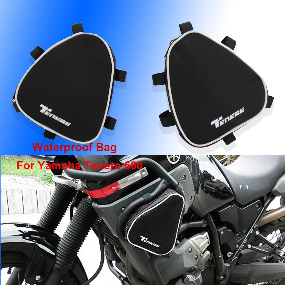 

For Yamaha Tenere 660 XT660Z XTZ660 Motorcycle Frame Crash Bars Waterproof Bag Bumper Repair Tool Placement Bag