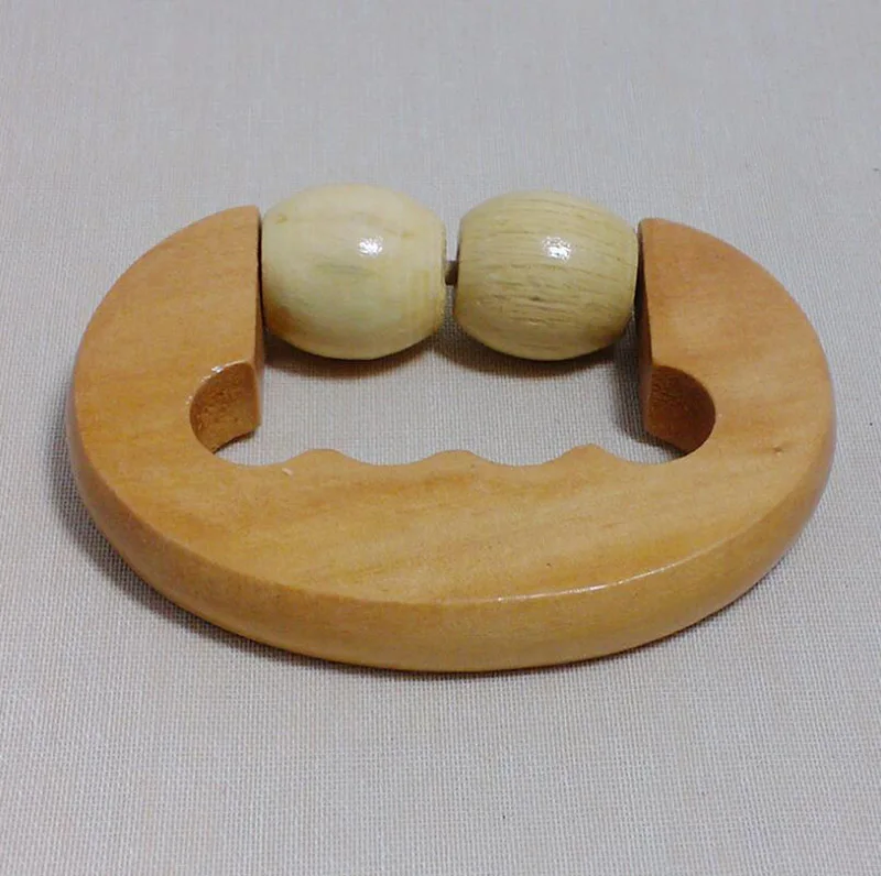 Новый деревянный массажер HANRIVER два шариковых ролика смешанная партия