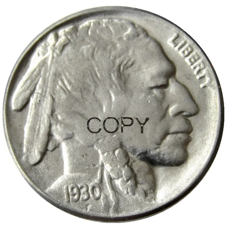 

US 1930 P,S Buffalo Nickel Five Cents Copy Coins