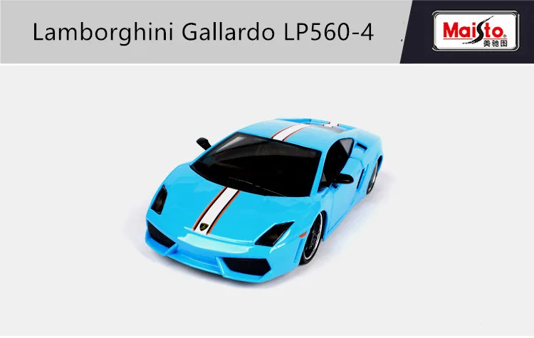 Maisto 1:24 Lamborghini Gallardo, модель автомобиля из сплава, имитация, украшение автомобиля, коллекция, Подарочная игрушка
