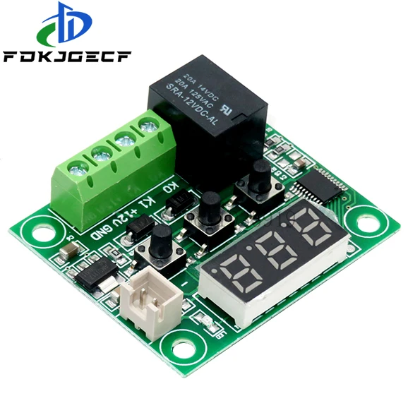 1 шт. W1209 DC 12V температура отопления охлаждения Термостат Температурный контроль