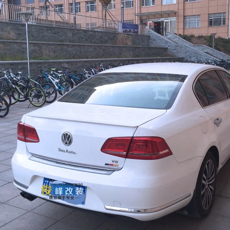 Для volkswagen passat B7 spoilern2012- модель passat спойлер Высокое качество ABS Материал заднее крыло автомобиля праймер цвет спойлер