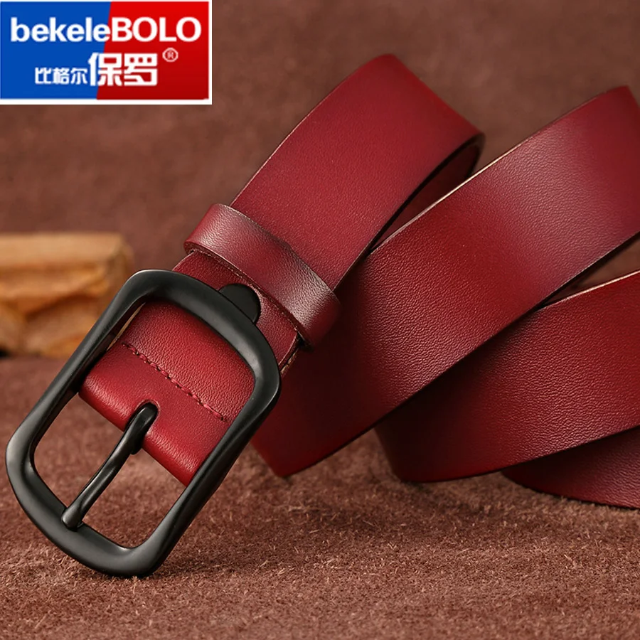 

Women Belt Fashion Female Belt Women Genuine Leather Belts For Women Female Belts Pin Buckle belts Fancy Vintage for Jeans
