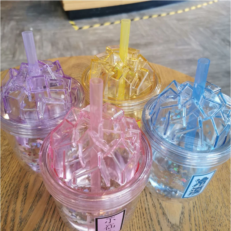 Соломенная чашка для молока и чая пластиковая большой емкости новинка мл простые