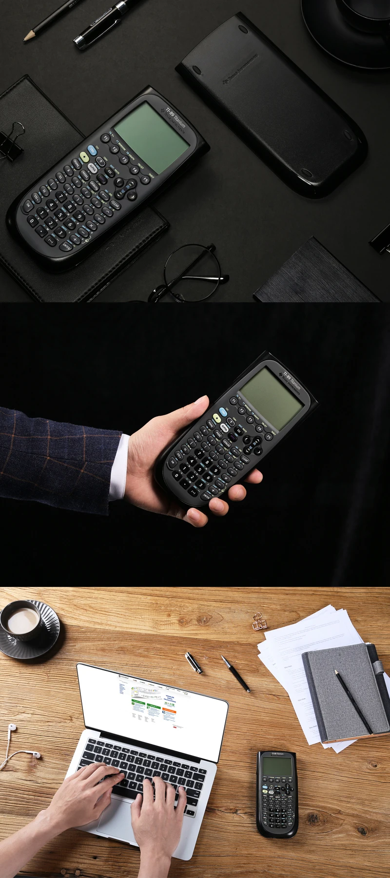 Горячая инструментов TI 89 Титан графический калькулятор большой экран ультра-тонкий портативный AP экзамена