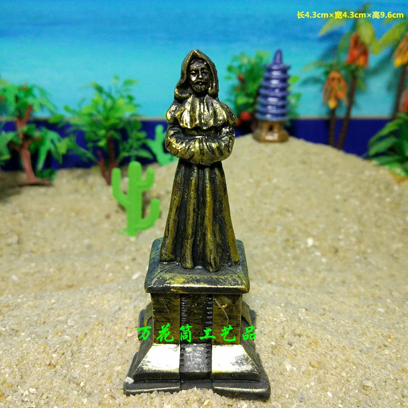 

Jesus statue Jesus bronze statue Jesus imitation copper statue sand psychological sand table factory outlet