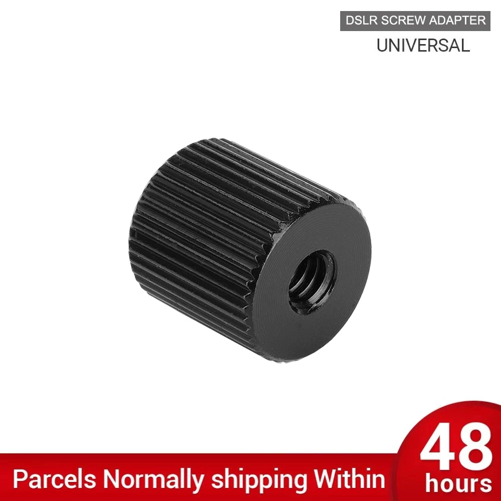 

1/4 Female to 1/4 Female Screw Adapter for Microphone Stand Mic Bracket Tripod Flash Light Bracket Hotshoe Studio Accessory