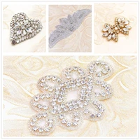 1pc rhinestone patches sew on crystal rhinestone stones and crystals sewing rhinestones for wedding clothes evening dress