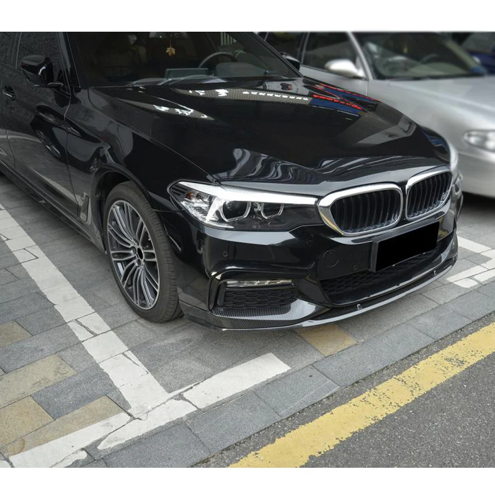 Углеродное волокно/FRP для BMW 5 серии G30 G31 520i 530i 540i M Sport 2017 2019 передний бампер губ