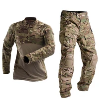 han wild tactical combat shirt long sleeves outdoor military uniform army clothing multicam shirts camo hunting fishing pants
