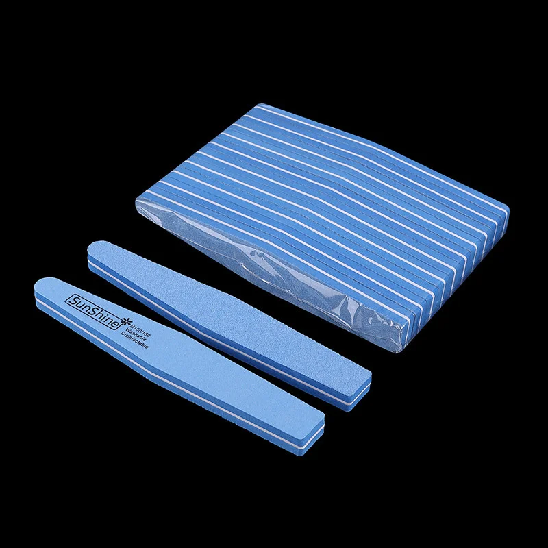 

1PCS Sponge Nail File Sandpaper Trimmer Nail Buffer Block For Manicure Lime a ongle 100/180 Washable Buffing Sanding File