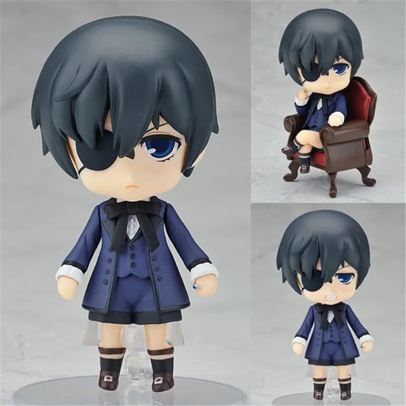 Аниме 10 см Черный Дворецкий Kuroshitsuji Ciel ПВХ фигурку Модель Коллекция игрушек