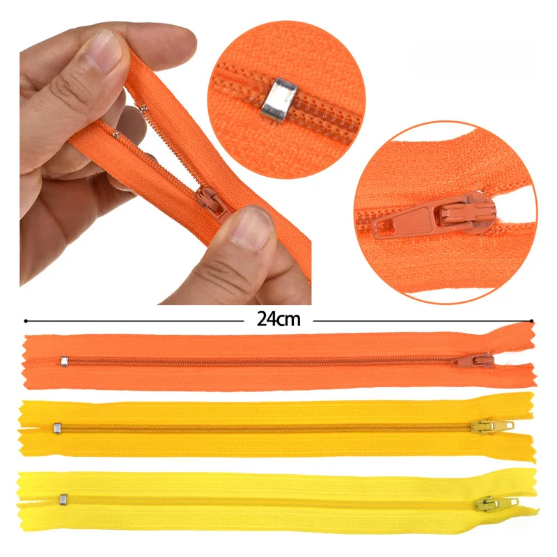 5 шт./лот 20 см длина многоцветный невидимый молнии DIY нейлоновая катушка молния