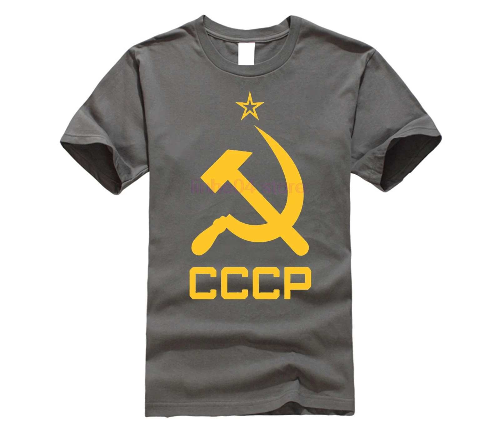 Футболка СССР с молотом и серпом Советский Союз Красная футболка летняя Мужская