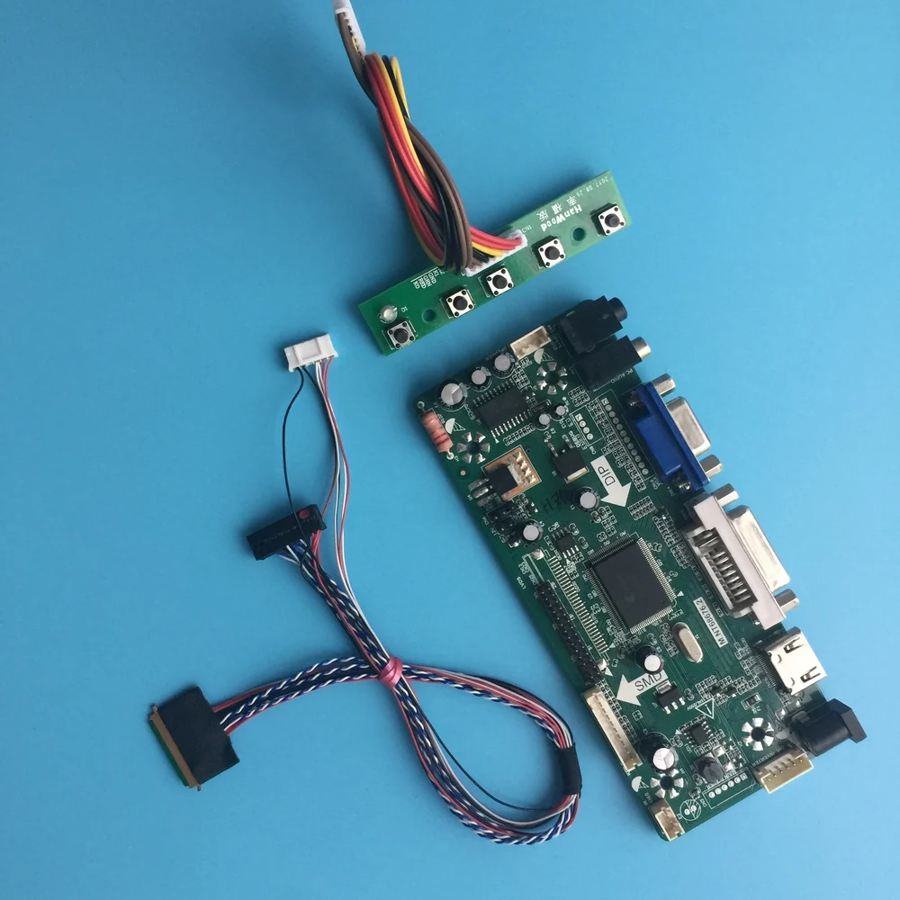 

Kit For B116XW03 V2 Audio card DIY DVI Panel LED LCD Screen Monitor Controller board 1366X768 11.6"40pin LVDS HDMI VGA