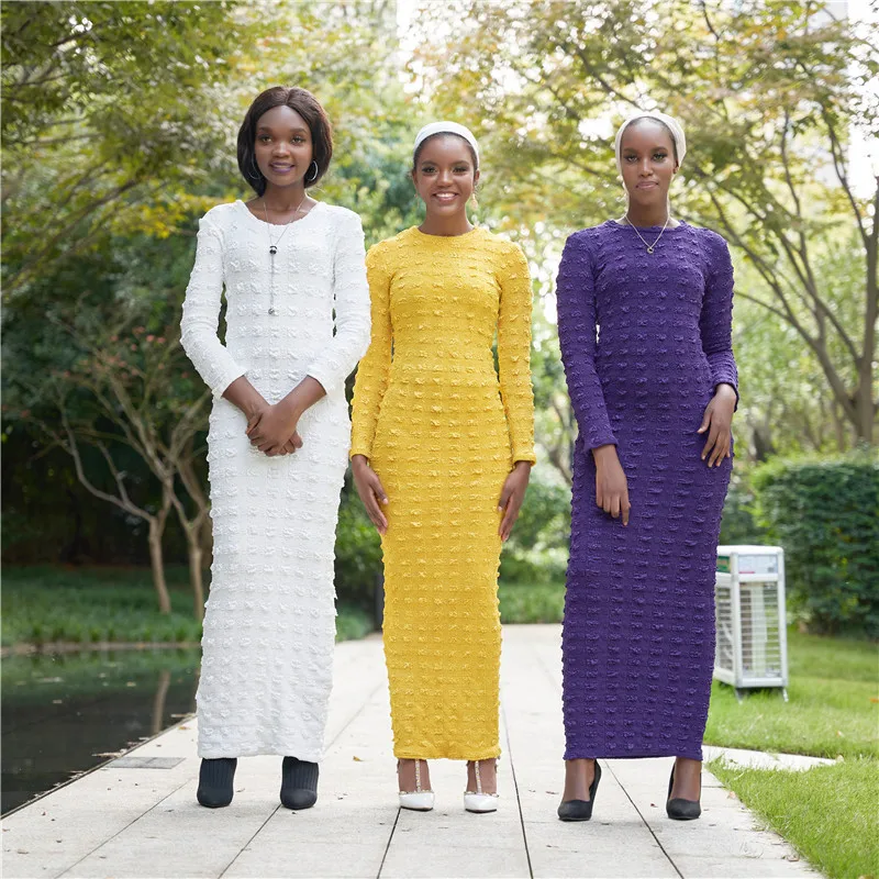

Muslim Winter Abaya Inner African Dresses Hijab Cardigan Kimono Robe Gowns Femme Jubah Eid Ramadan Arab Islamic Vestido Muje