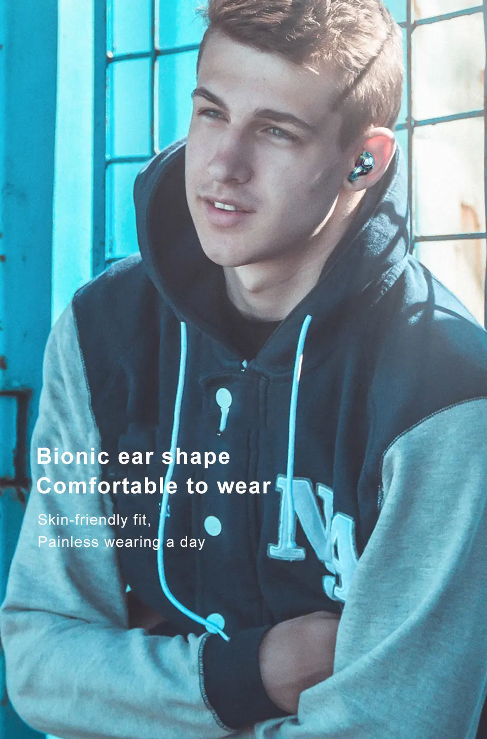 Aminy, новинка, уф стерилизация, Bluetooth 5,0, наушники, IPX6, водонепроницаемые, беспроводные наушники, Hi-Fi, стерео, беспроводные наушники для телефона