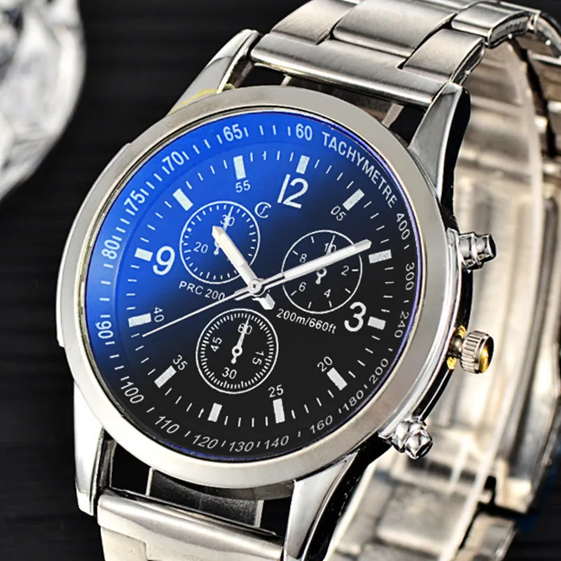 Часы наручные мужские кварцевые роскошные брендовые с автоматической датой