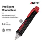 Цифровой тестер напряжения ANENG VC1010, 12-1000 В, с ЖК-дисплеем