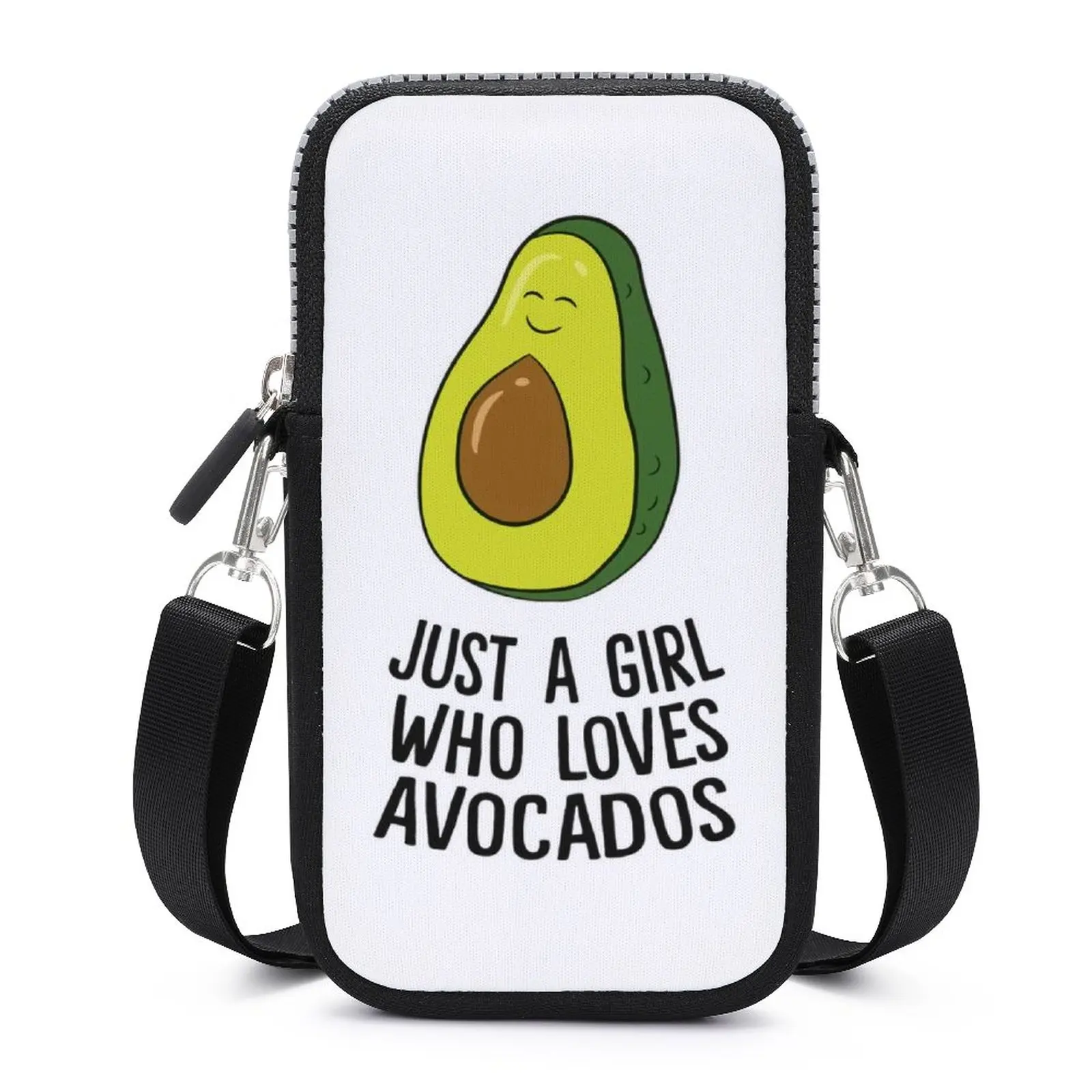 

Avocado Shoulder Bag Travel Mobile Phone Bag Woman Bulk Reusable Purse