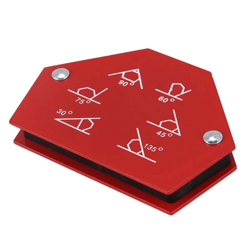 

Hexagon Welding Positioner 25LB Magnetic Fixed Angle Soldering Locator Tools without Switch Welding Accessories