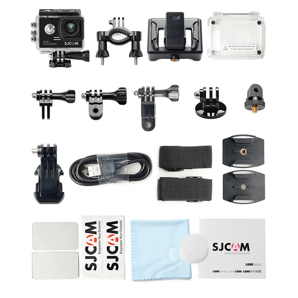 Водонепроницаемая Спортивная Экшн-камера SJCAM SJ5000X 12 МП 4K Wi-Fi DV CMOS 2-дюймовый