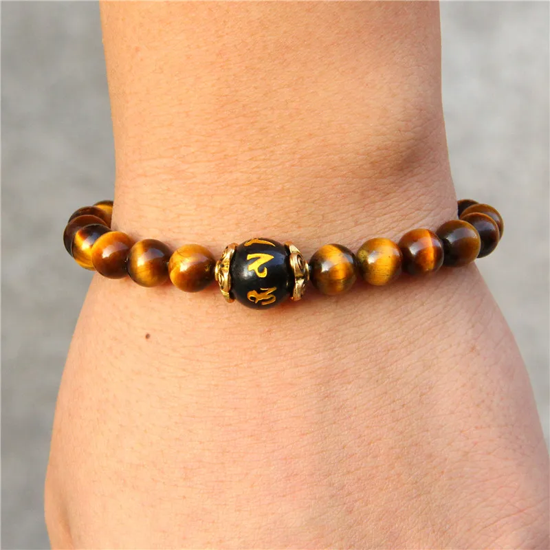 Древний Традиционный девиз браслеты из нержавеющей стали для мужчин натуральный