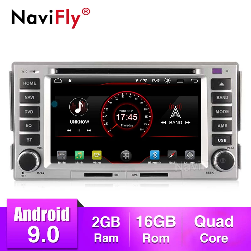 Автомагнитола 2DIN Android 9 0 dvd плеер для HYUNDAI SANTA FE 2006 2007 2008 2009 2010 2011 2012 мультимедиа GPS