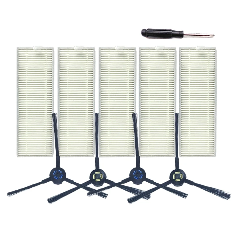 1 комплект Запчасти для робота пылесоса боковые щетки + сетка фильтра щетка