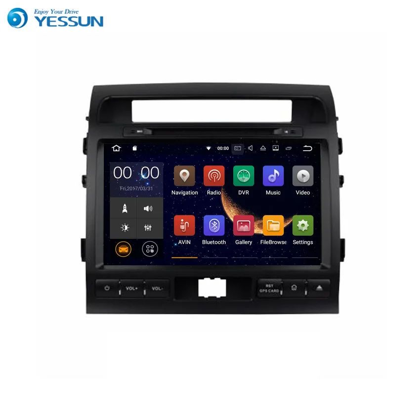 Радио YESSUN Android автомобильный плеер для TOYOTA LAND CRUISER LC200 2007 ~ 2015 стерео радио