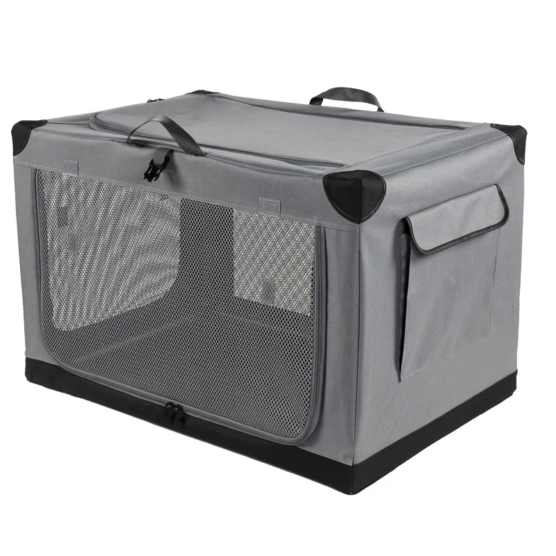 M4Pet складной Pet мягкий ящик питомник для собаки и котенка для внутреннего и наружного использования портативный и дышащий питомник для кемпинга путешествия - Цвет: Classic Grey