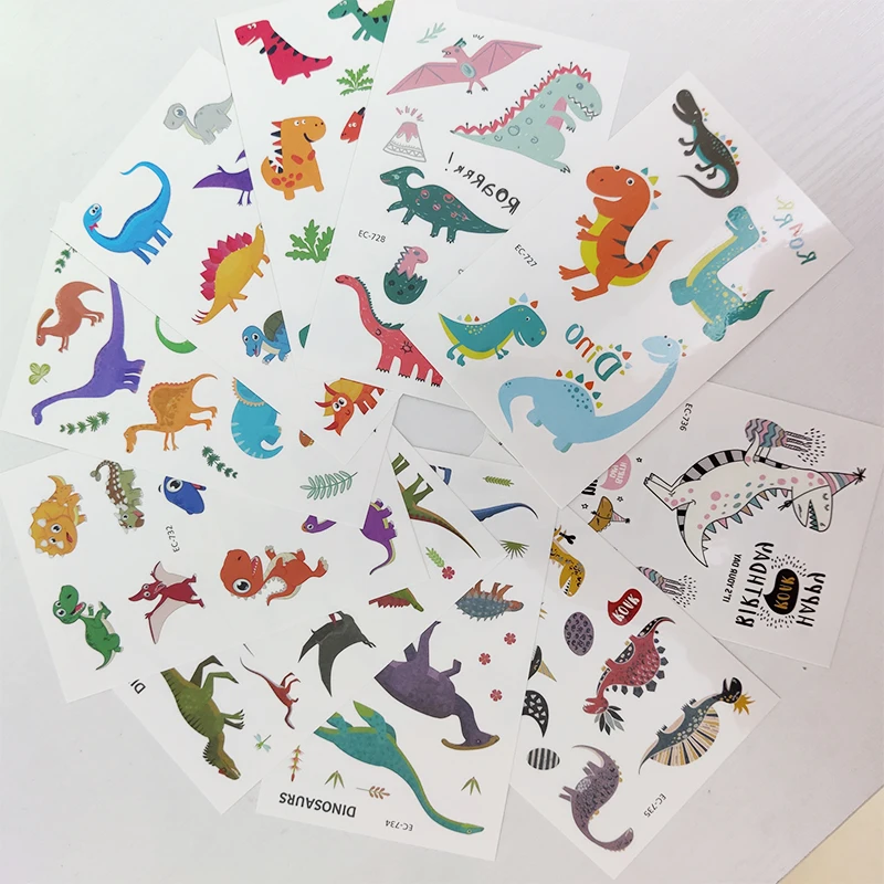 10 шт детское нижнее белье Временные татуировки стикер Водонепроницаемый штаны с