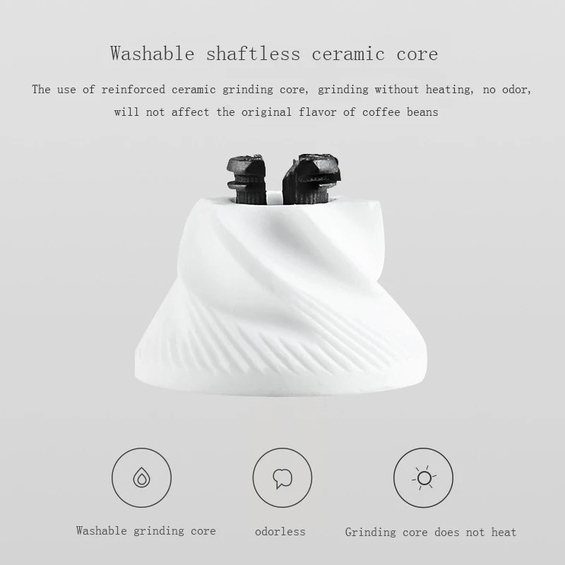 

Wholesale portable hand-cranked coffee machine detachable household manual grinder grains coffee grinderRing Easy Clean Kitchen