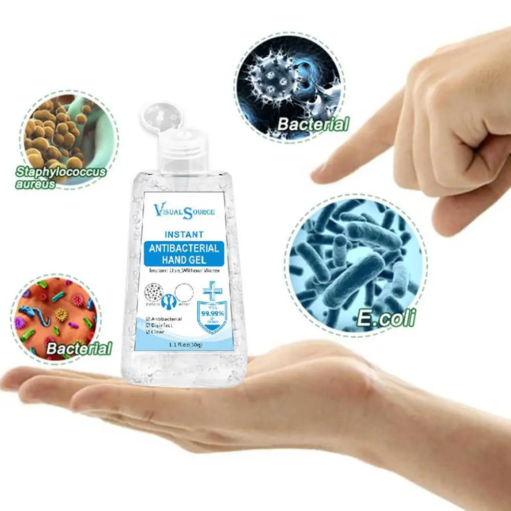 30ml одноразовые дезинфицирующее средство для рук Портативный Water free гель