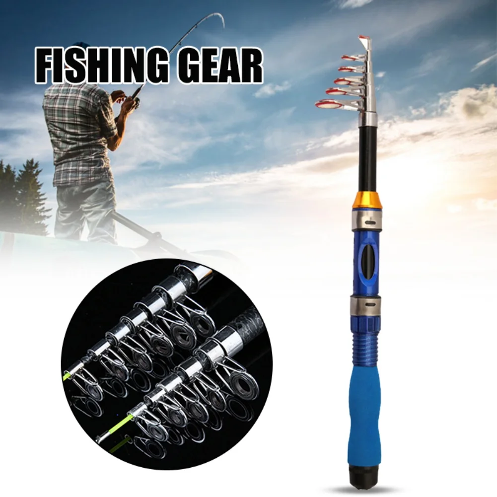 

Telescopic Short Small Sea Fishing Rod 1.5/1.9/2.3m Fiberglass Travel Throwing Casting Pole Ice Fly Lure Fishing Rod