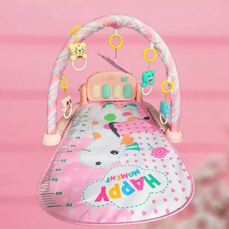 3 в 1 детский игровой коврик Детские развивающие игрушки мягкое свечение