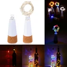 Светодиодная гирлянда с питанием от USB для бутылок вина, садовый декоративный шнурок для свадьбы, уличсветильник освещение, праздничная лампа
