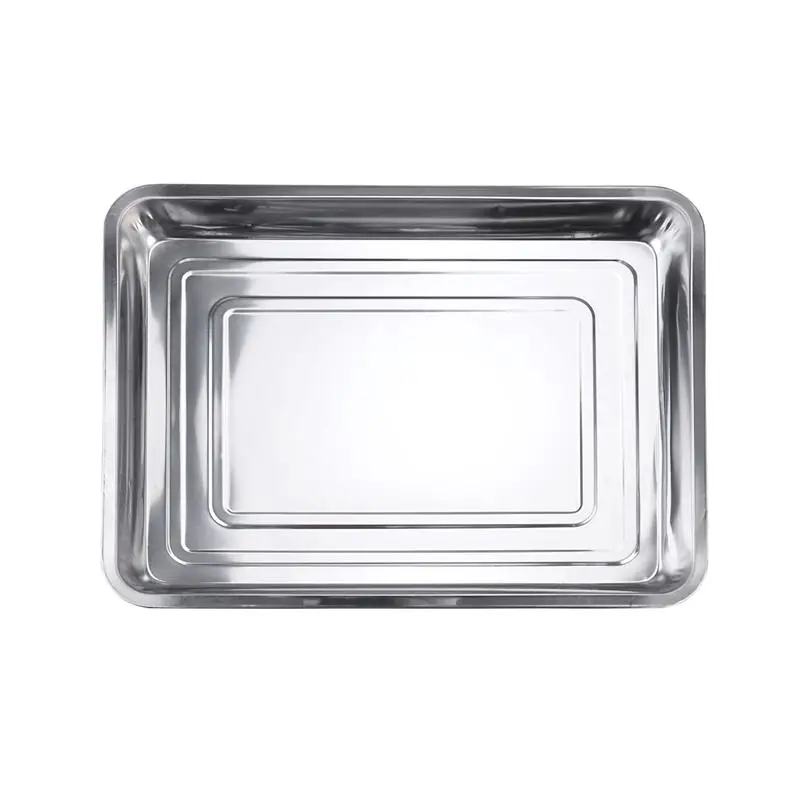 Гриль тарелка из нержавеющей стали сушильный лоток для посуды сковорода мытья