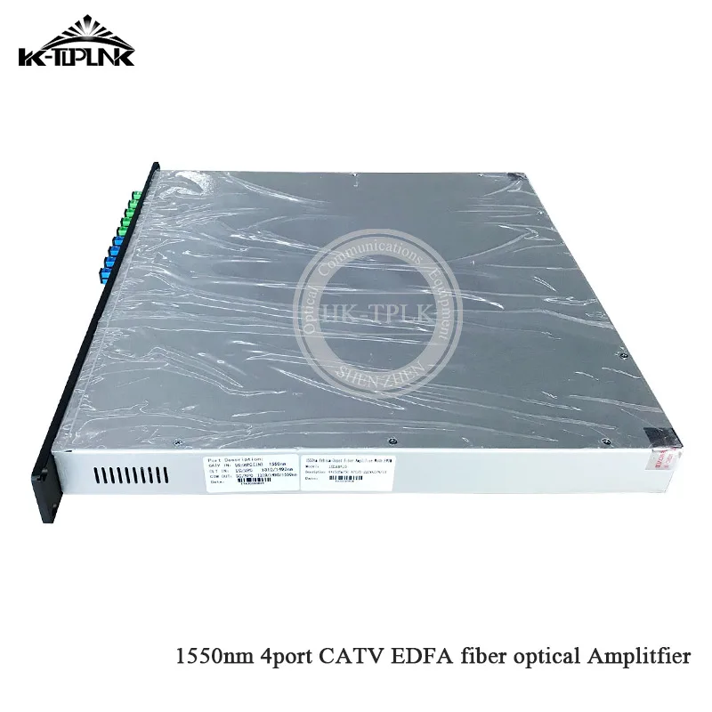 Оптоволоконный усилитель мощности CATV EDFA без WDM 1550 нм 1U/ 80 Вт 4 порта х 16 дБм SC/APC SC/UPC |