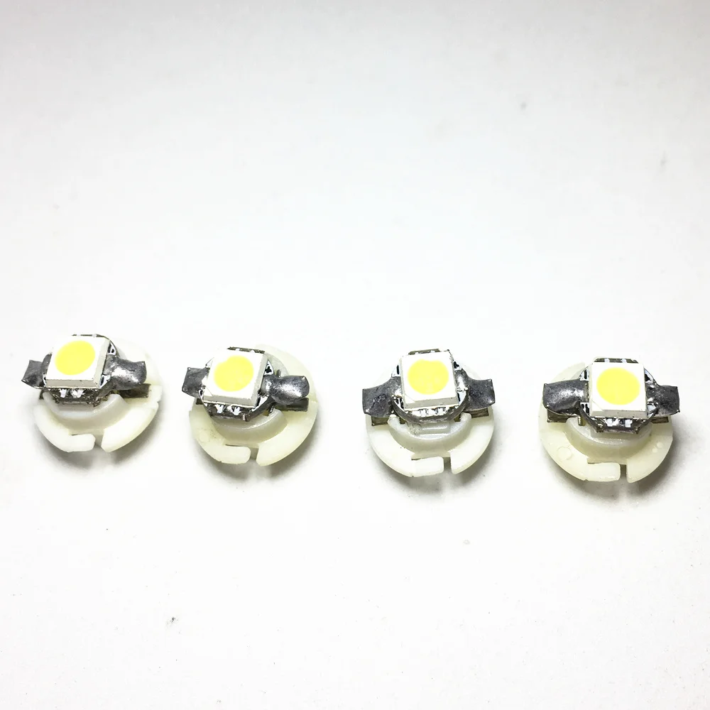 

4 шт. T5 B8.4D 5050 1SMD боковой индикатор светильник s автомобильный светильник B8.4 светодиодный индикатор приборной панели мотоцикла лампа новый инструмент лампы 12 В