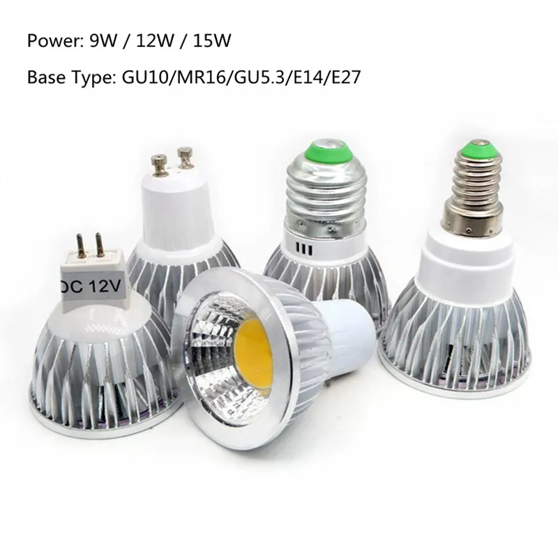 Супер яркий GU10 GU5.3 MR16 E14 E27led светильник декоративная лампочка теплый/белый цвет 220