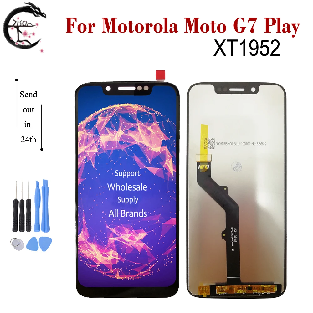 ЖК-дисплей 5 7 дюйма для Motorola Moto G7 Play LCD G7Play XT1952 Display xtчила с сенсорным экраном и