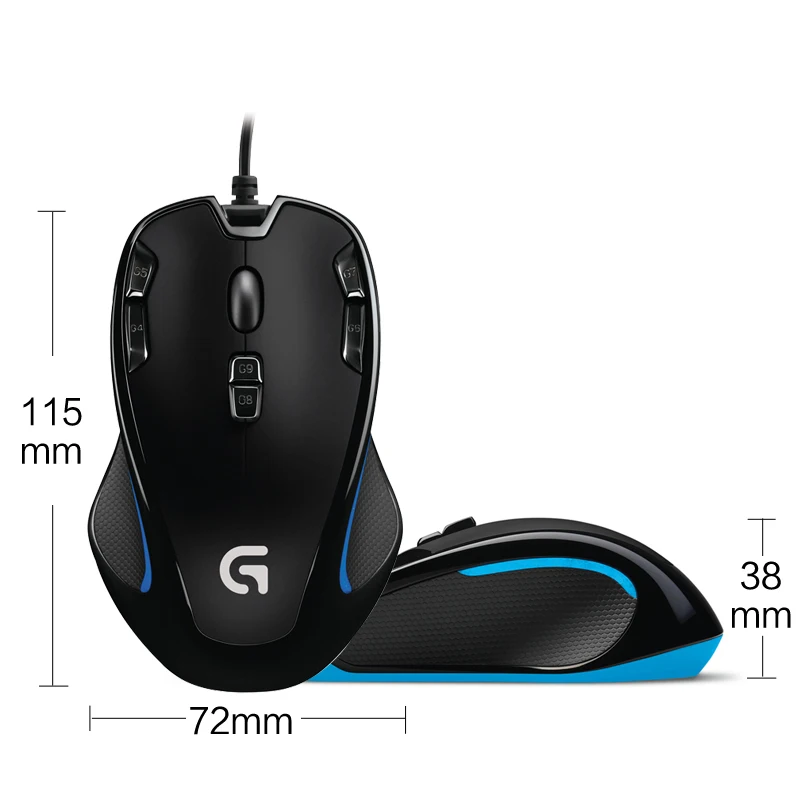 Logitech G300s игровая мышь 2500 dpi эргономичная Проводная оптическая компьютерная игровая мышь