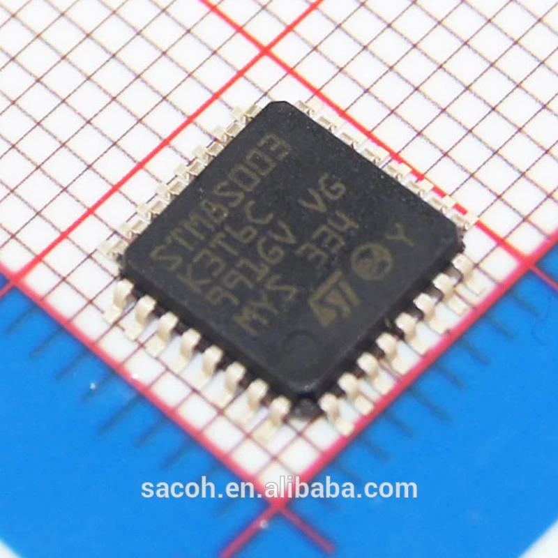 

5PCS/lot New OriginaI STM8S003K3T6C STM8S003K3T6CTR STM8S003K3T6 STM8S003 LQFP-32 8-bit MCU