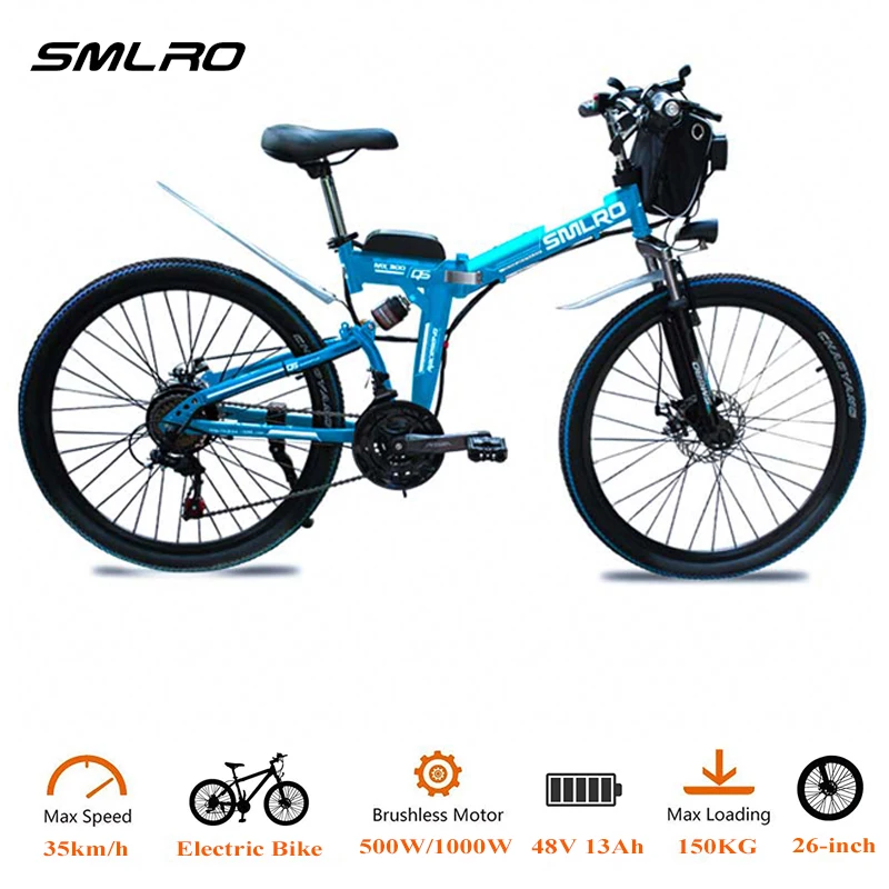 Verkaufen 2021 Neue Verbesserte Elektrische Fahrräder 500W/1000W High Power Elektrische Mountainbike Für Erwachsene Männer 26-zoll Fett Reifen Ebike Bikes