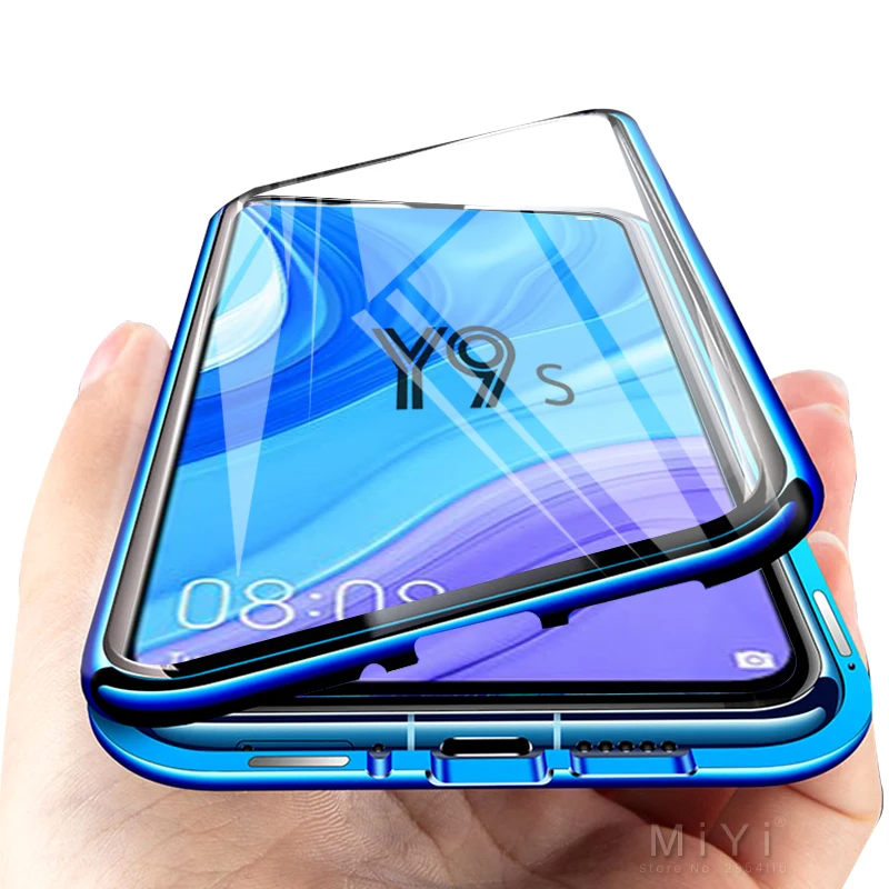 

Magnetic Case For Huawei Honor 20 20S Pro Case Clear Double-Sided Tempered Glass Hard Bmuper Back Cover