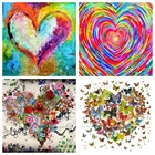 Huacan Полная площадь Алмазная вышивка пейзаж алмазная мозаика 5д сердце картина стразами вышивка крестиком